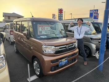 ☆今週の入荷情報☆　～スペーシア ＨＹＢＲＩＤ　Ｇ　☆期間限定目玉車☆　前後ブレーキサポート～